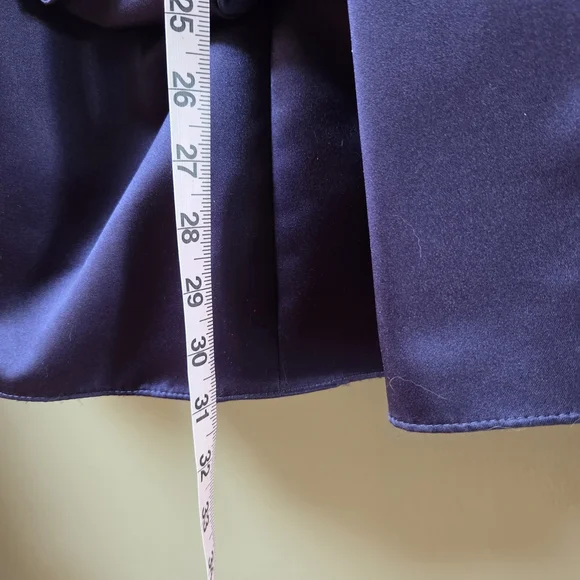 David's Bridal Satin Purple Size 5 Childrens Dress - Picture 4 of 7